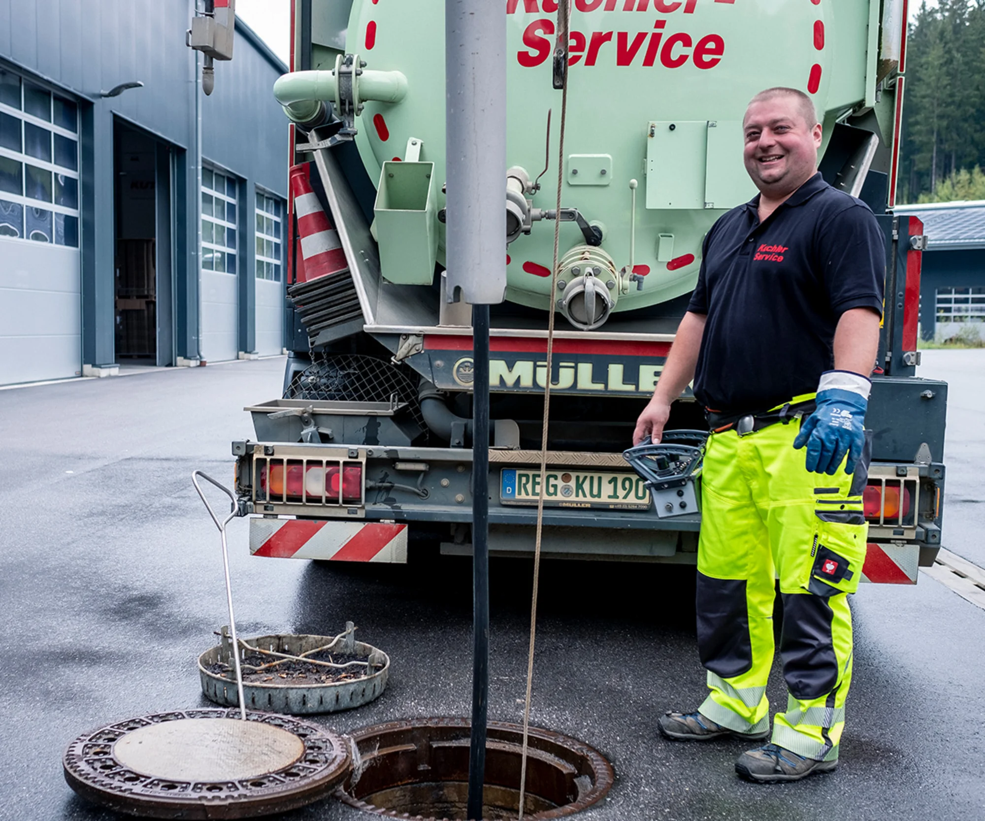 Kanalreinigung in Blaustein mit professioneller Ausrüstung